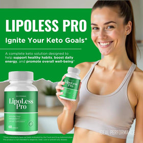 IDEAL PERFORMANCE Lipo Less Capsules - vue arrière du packaging