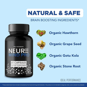 IDEAL PERFORMANCE MindPro Capsules 136g avec d'autres compléments