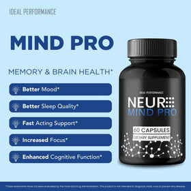 IDEAL PERFORMANCE MindPro Capsules 136g prise en main