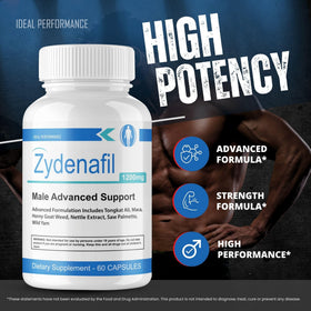 IDEAL PERFORMANCE Zydenafil capsules ouvertes