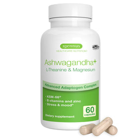 Igennus Ashwagandha KSM-66 600mg boîte avant vue