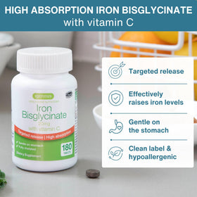 Igennus Fer Bisglycinate 20mg 180 comprimés, vue arrière