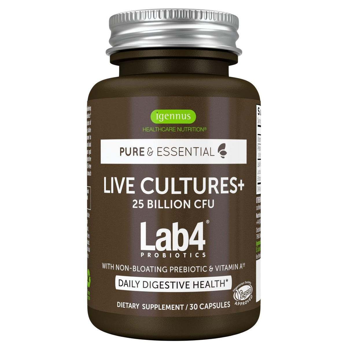 Igennus Live Cultures+ Lab4 boîte vue de face