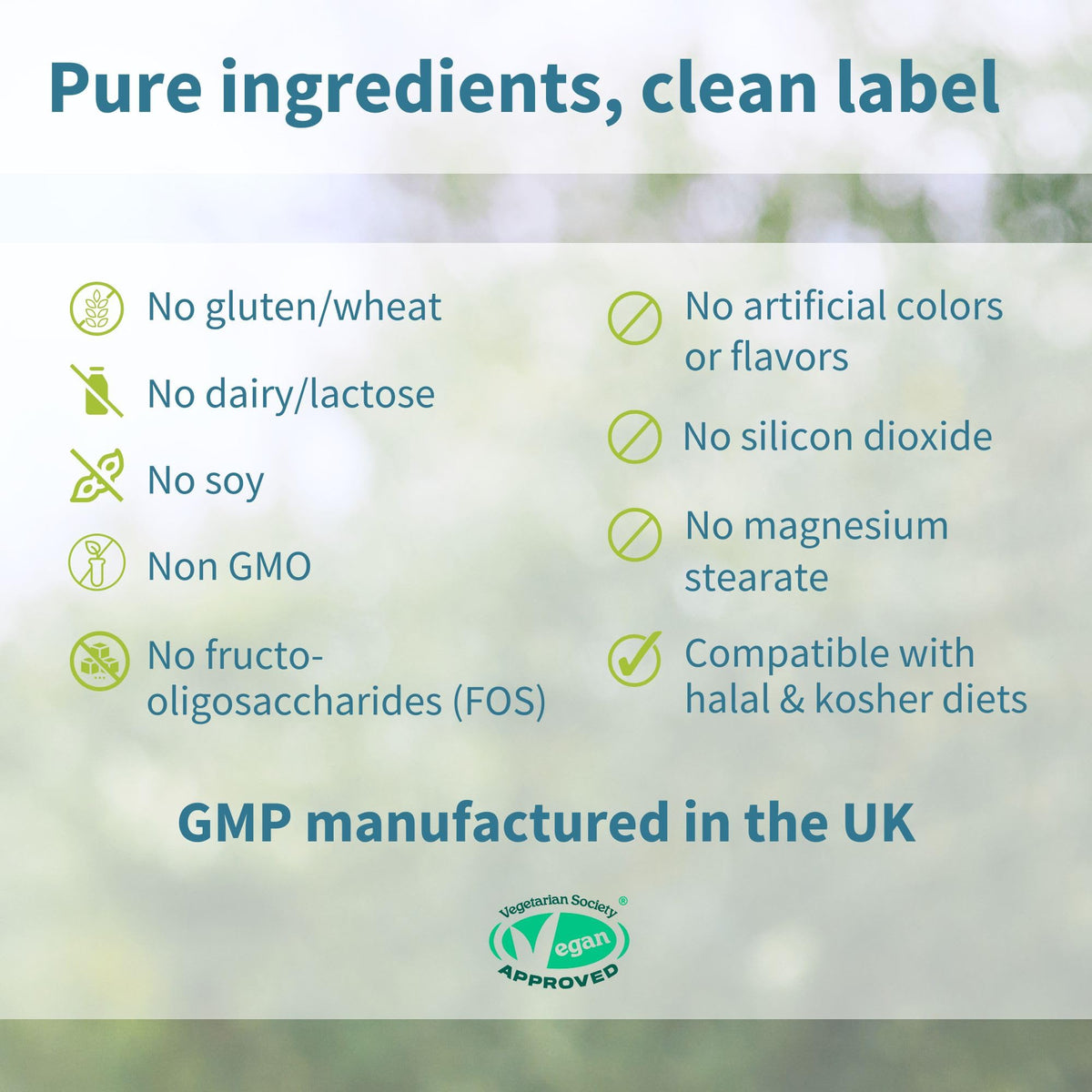 Igennus Live Cultures+ Lab4 informations nutritionnelles