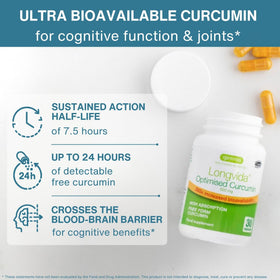 Igennus Longvida Curcumin 500mg capsules side view