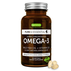 Igennus Omega-3 rTG capsule sur fond blanc