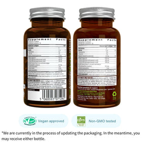 Igennus Vegan Omega 3 Huile d'Algue 600mg EPA DHA gélules dans la main