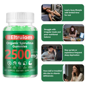 IIEltruiom Gummies Super Greens 2500mg gummies individuelles