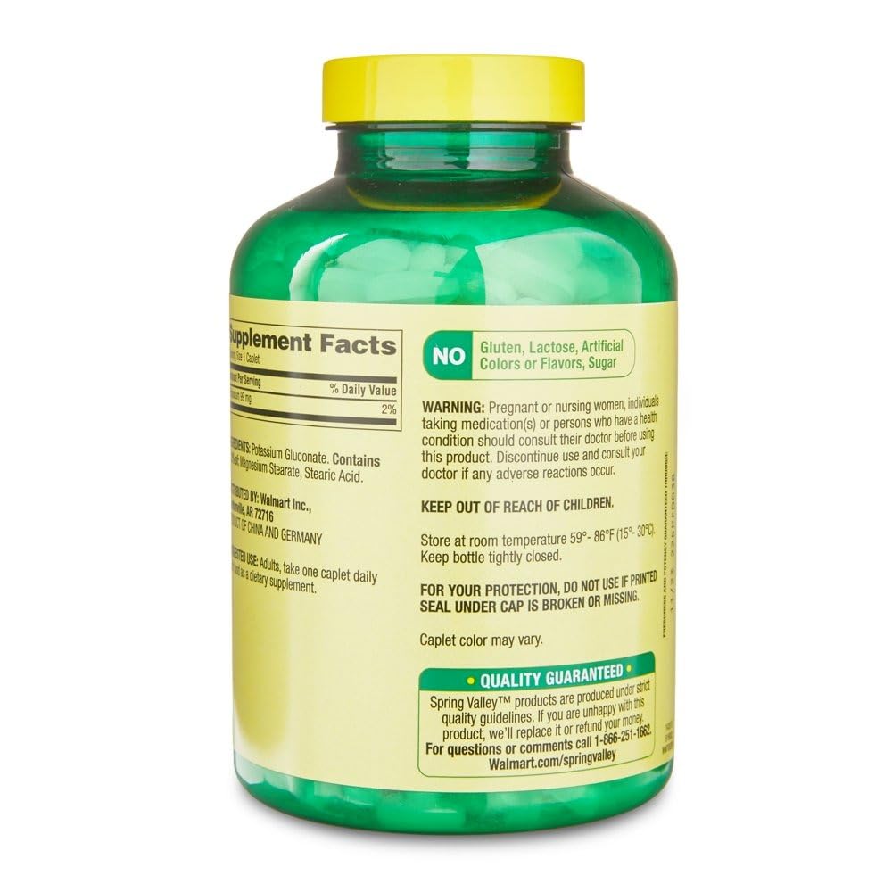 ikj caplets de potassium 99 mg, utilisation quotidienne