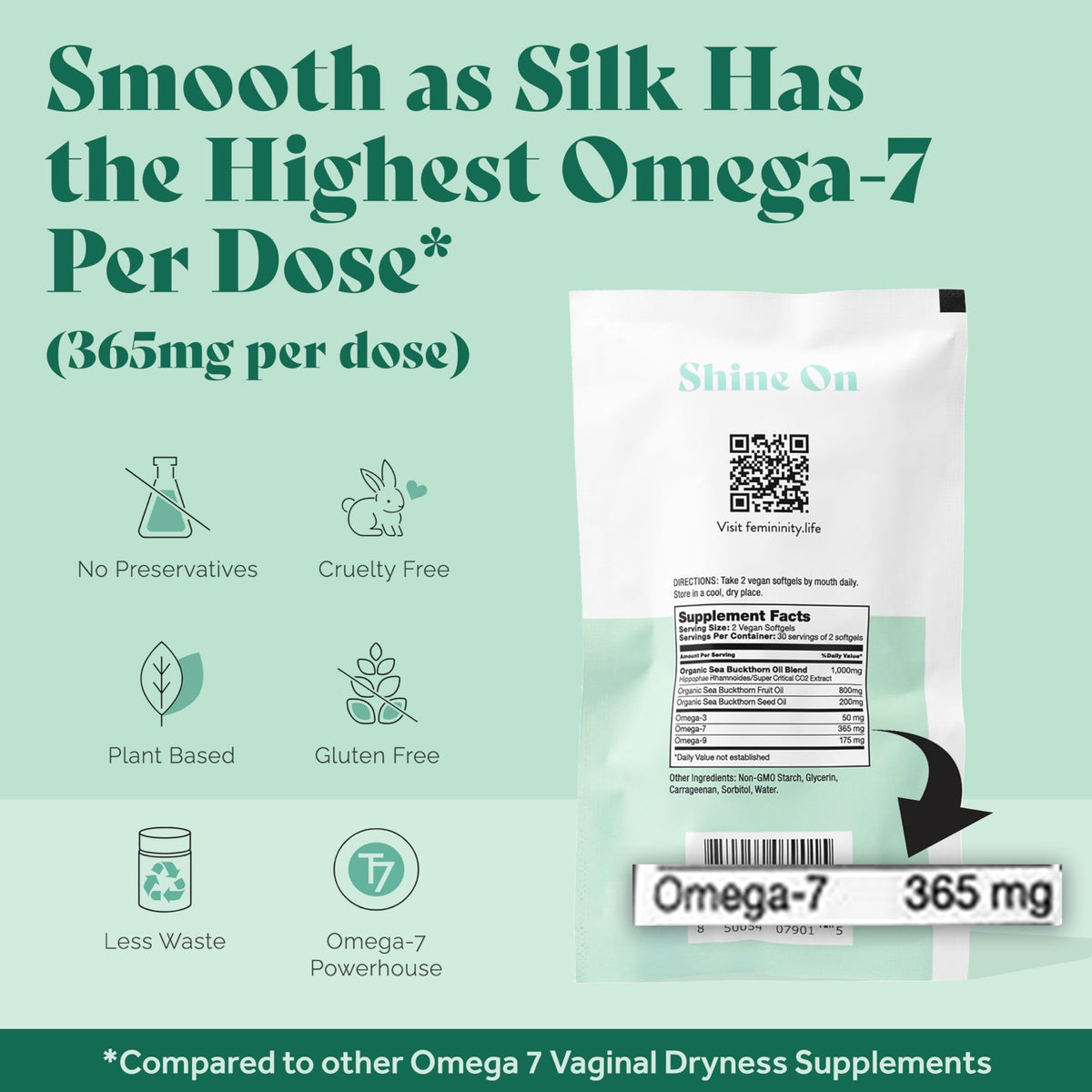 Illustration des bienfaits des Omega 7 sur la peau