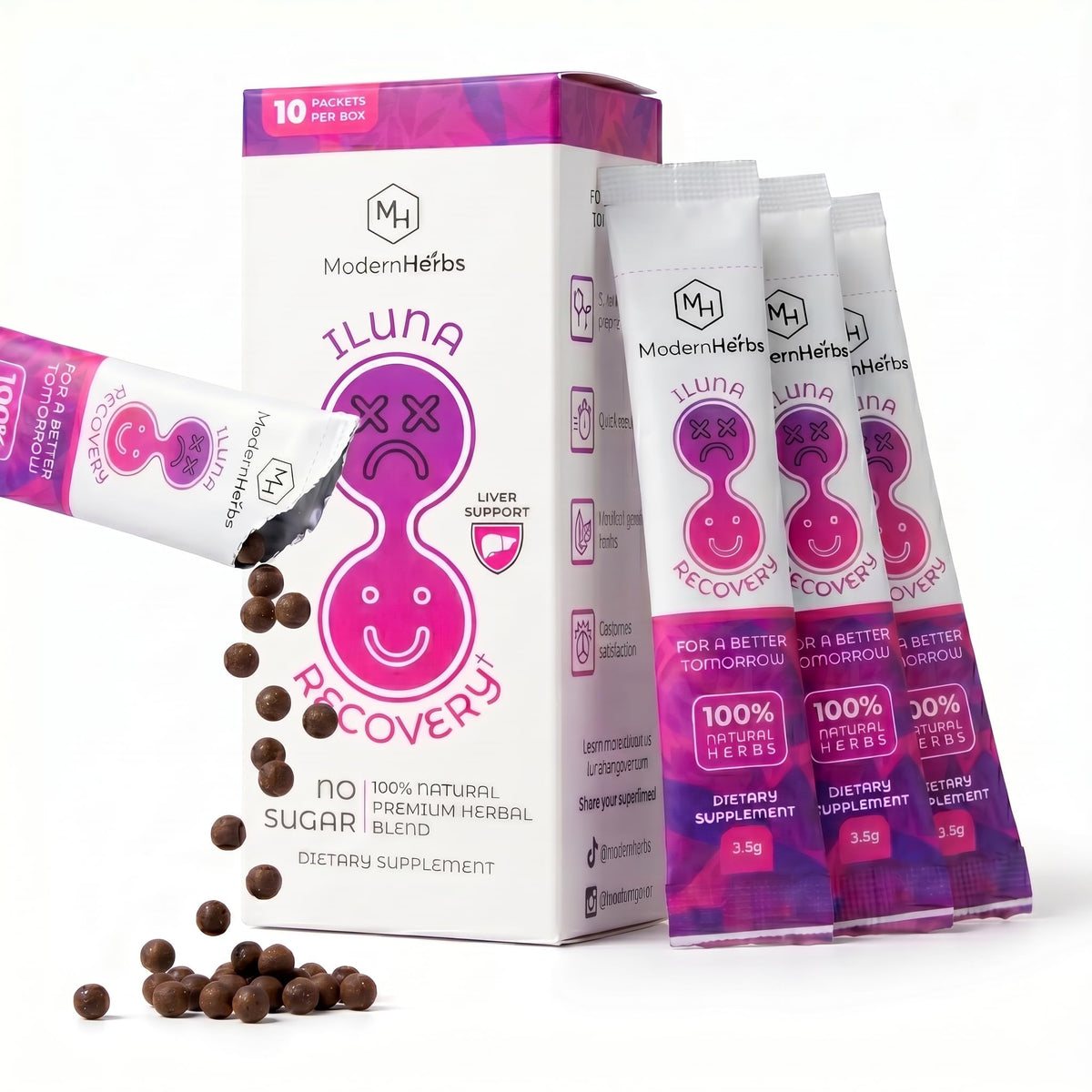 Iluna Chardon-Marie 10 sachets vue de face