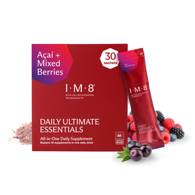IM8 Daily Ultimate Essentials Poudre Acai et Baies Mélangées sachets