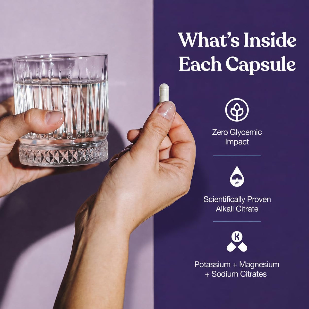 Image des capsules Moonstone sur fond neutre