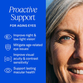Image des gélules EyePromise Restore sur une table