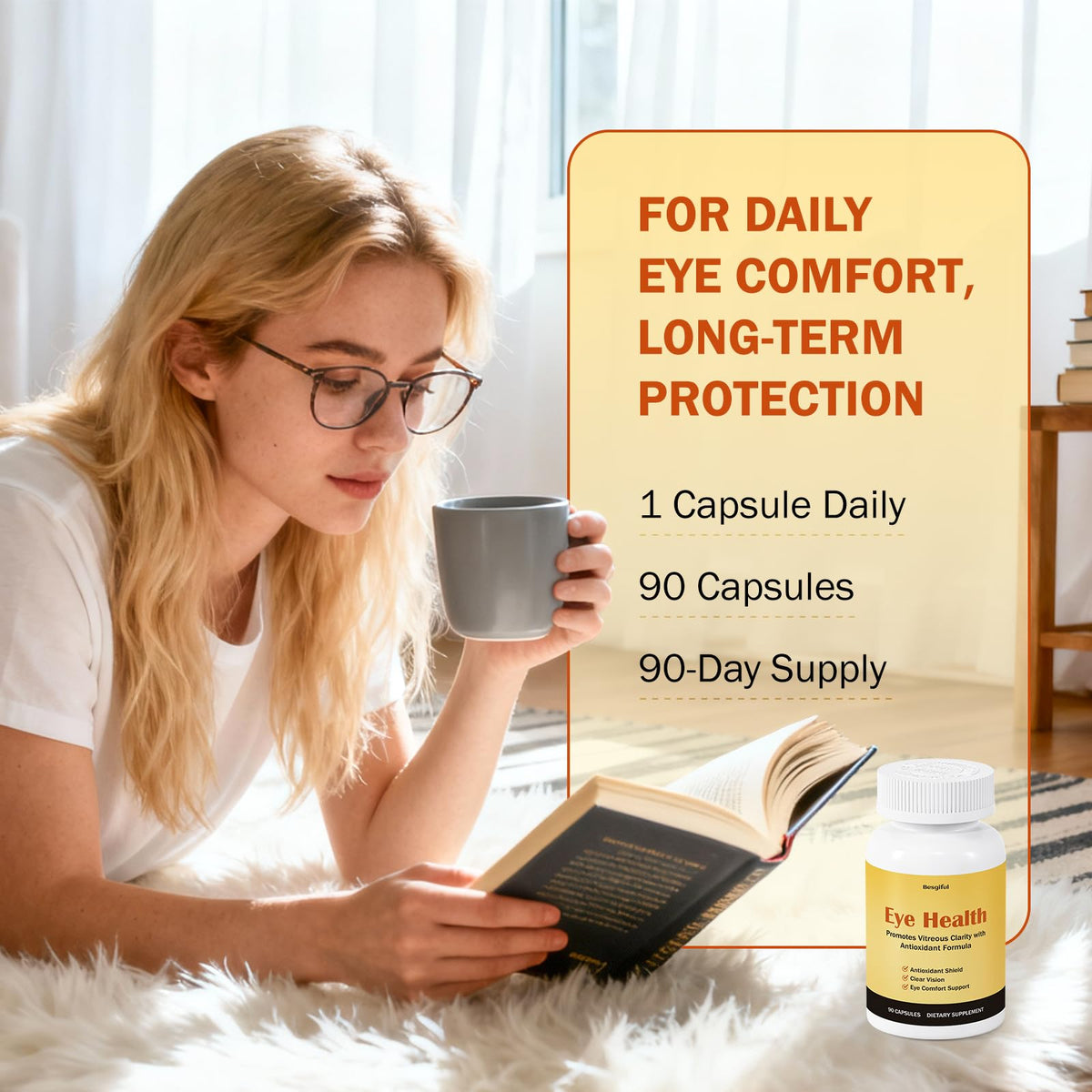 Image du complément Besgiful avec des capsules en évidence