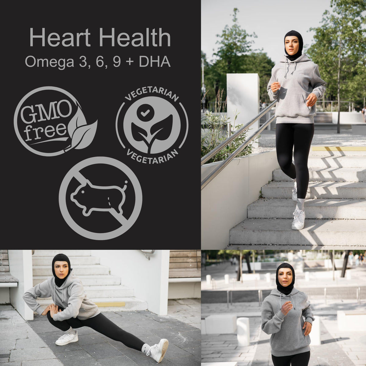 Iman Vitamins Gummies Halal Omega 3, ingrédients sur l'emballage