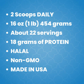 Iman Vitamins Poudre de Collagène Halal 572g étiquette et détails
