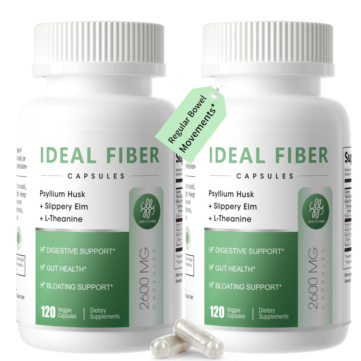 iMATCHME complément alimentaire en fibres 240 capsules vue avant