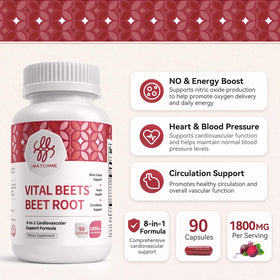 iMATCHME Vital Beets 2 Pack capsules de betterave 1800mg emballage