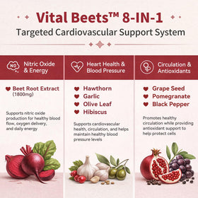 iMATCHME Vital Beets 2 Pack capsules de betterave 1800mg sur une table