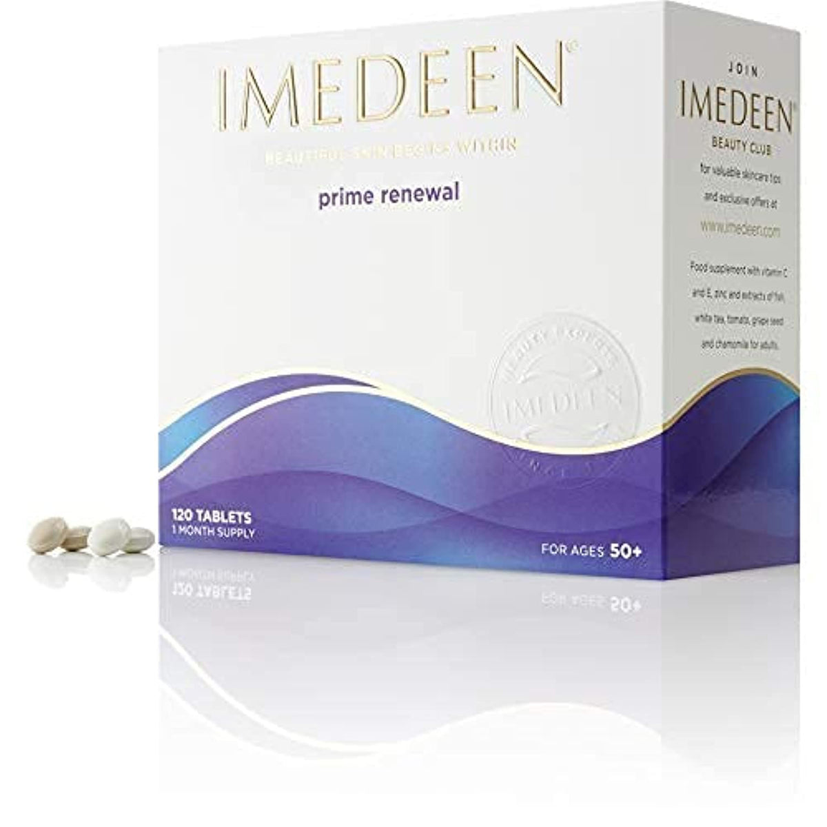 Imedeen Renewal 360 comprimés vue avant avec emballage