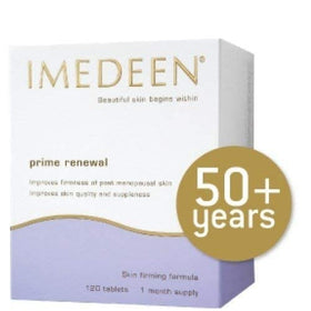 Imedeen Renewal boîte ouverte montrant les comprimés à l'intérieur