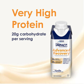 Impact Boisson Nutrionnelle de Récupération Avancée - détail de l'étiquette