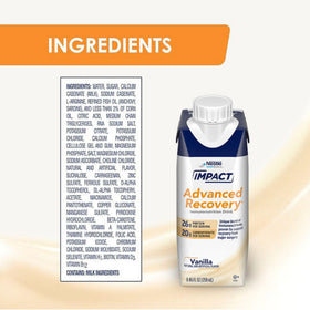 Impact Boisson Nutrionnelle de Récupération Avancée - vue de dos