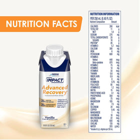 Impact Boisson Nutrionnelle de Récupération Avancée - vue de face