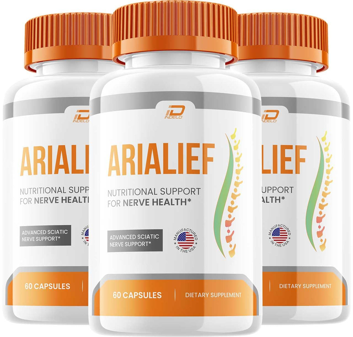 Indelo Arialief Capsules 180 capsules boîte vue avant