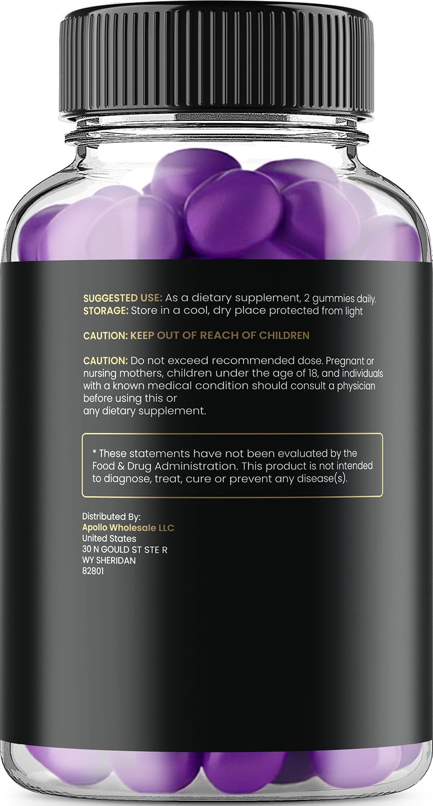 Indelo Balance Blends Gummies 60 Gummies à côté d'un verre d'eau