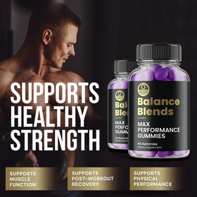 Indelo Balance Blends Gummies 60 Gummies dans une main pour démonstration