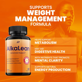 Indelo Capsules Alkalean flacon ouvert avec capsules à l'extérieur
