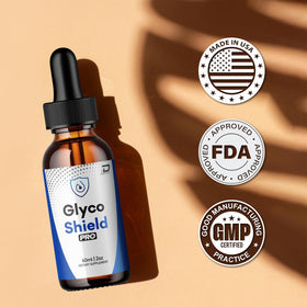 Indelo Glyco Shield Pro flacon à côté de baies de hawthorn