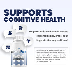 Indelo Harm Brain capsules ouvertes montrant la gélule