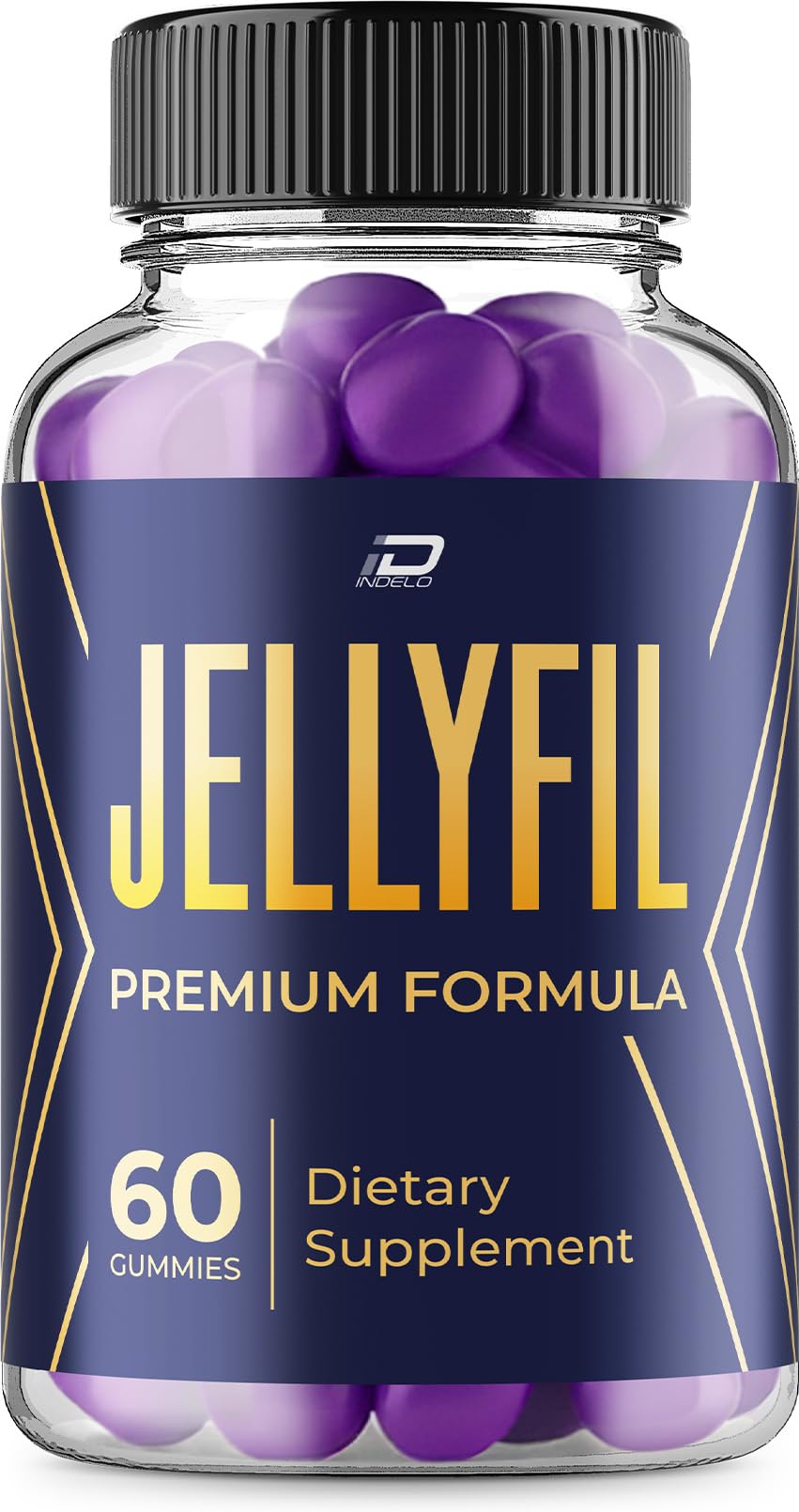 Indelo Jellyfil Gummy 60 gummies packaging front view