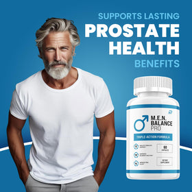 Indelo M.E.N Balance Pro 180 capsules, présentation sur fond blanc