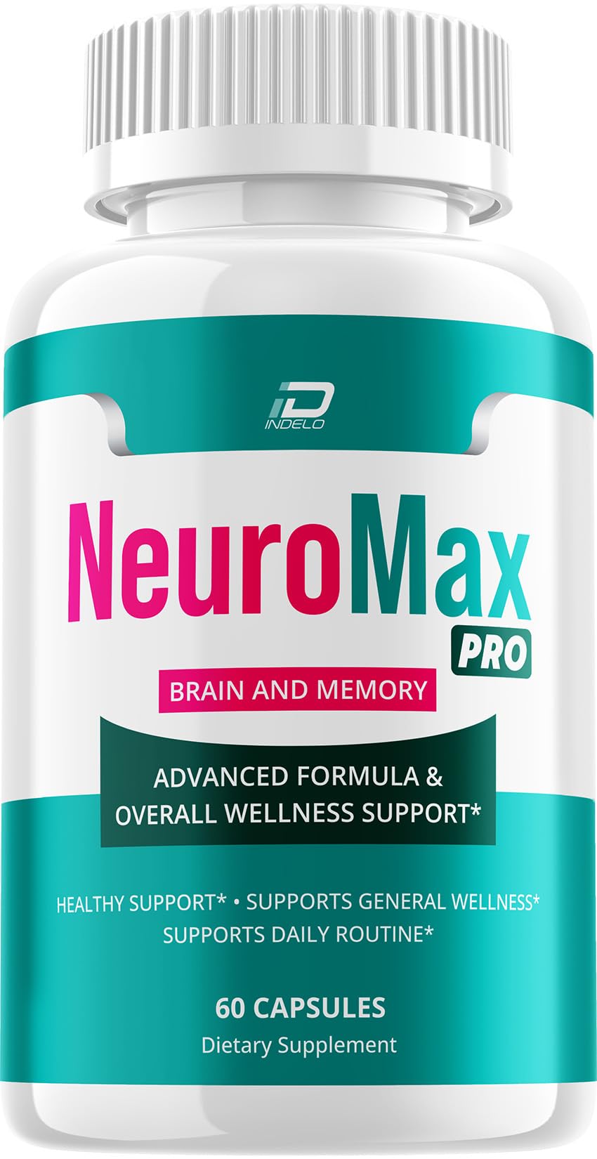 Indelo NeuroMax Pro Compléments Alimentaires 60 Capsules vue de face