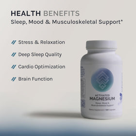 InfiniWell Complément Alimentaire Magnésium 250mg 120 Capsules étiquette
