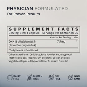 InfiniWell DHH-B capsules avec un verre d'eau