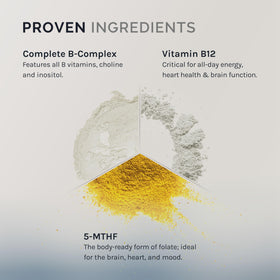 InfiniWell Methylated B Complex capsules sur une table