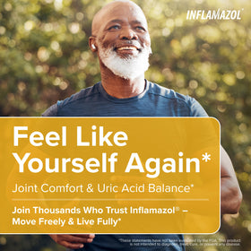 Inflamazol Nettoyage Acide Urique 120 Capsules avec d'autres compléments alimentaires