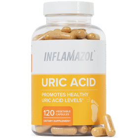 Inflamazol Nettoyage Acide Urique 120 Capsules vue avant avec étiquette