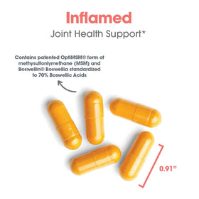 InflaMed 120 capsules avec présentation de l'étiquette