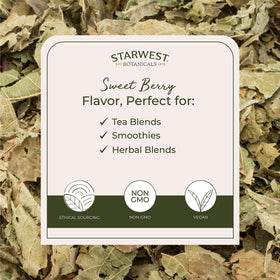 Infusion de feuille de framboisier bio dans une tasse
