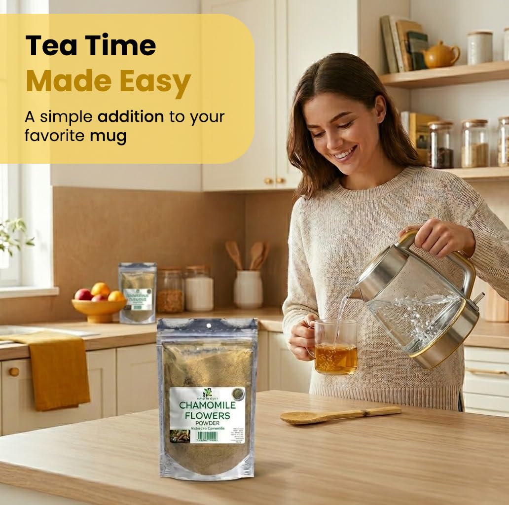 Infusion de thé à la camomille avec poudre Herb To Body