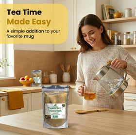 Infusion de thé à la camomille avec poudre Herb To Body