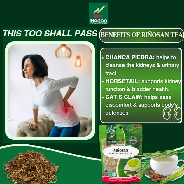 Infusion du thé herbal Riñosan dans une tasse