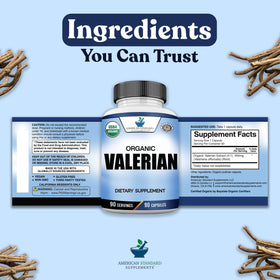 Ingredient de racine de valériane sur un fond naturel