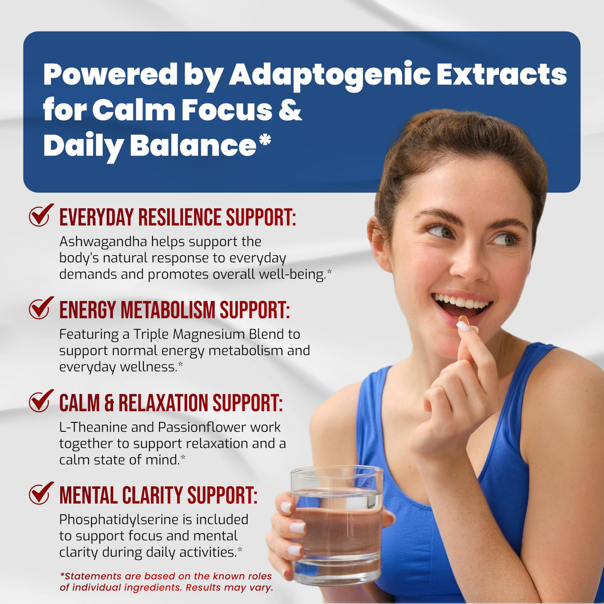Ingrédients actifs du Complexe de Bien-Être Cortisol VEGATOT